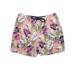 Tommy Bahama Men's Board Shorts Swim Trunks Surfing Mesh Lined Brief Hawaiian L